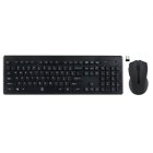 Rebeltec MILLENIUM Wireless Keyboard and Mouse Combo Set, Black