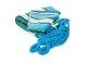 Garden Home Single Hammock - 200x80 cm, Blue-Yellow