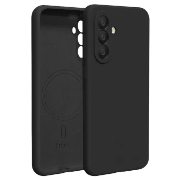 Etteri Silicone Mag Case for Samsung Galaxy A37 5G, Black