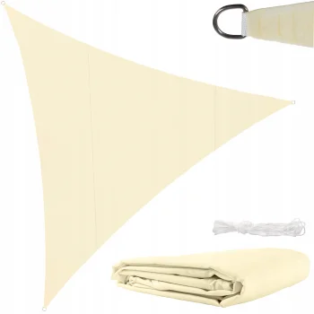 Gardlov Sun Shade Sail 4x4x4m, Beige