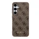 Samsung Galaxy A55 ( SM-A556B/DS ) Guess 4G Metal Gold Logo Case Cover, Brown