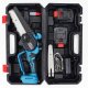 21V Cordless Mini Chainsaw with Brushless Motor, 2 Batteries and Case