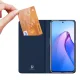 Dux Ducis Skin Pro Flip Case for Oppo Reno 8 Pro with Stand and Card Pocket, Blue