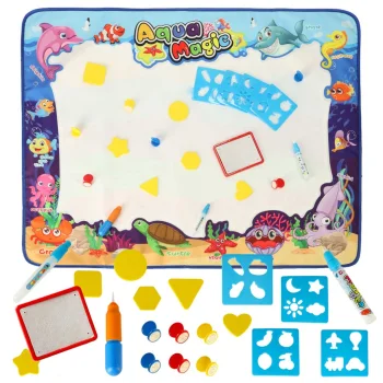 Water Drawing Mat XXL with Accessories 100x80 cm