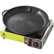 Meva UGP22003 Grill Grate and Pan for Gas Camping Stoves, 38.5 cm