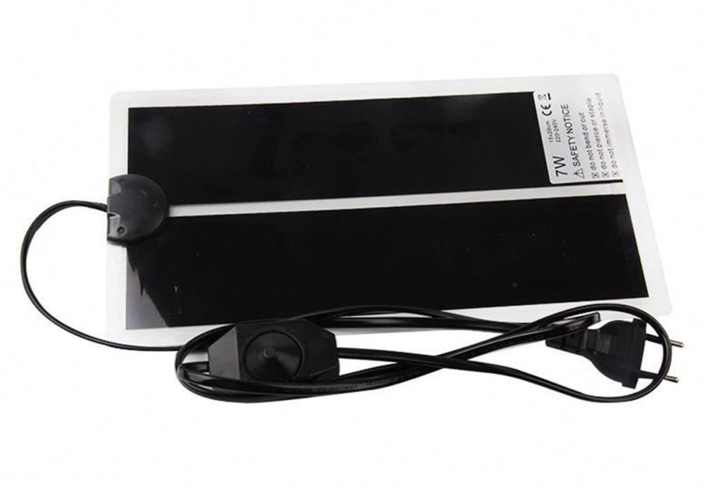 Heating Mat Pad 7W 15x28 cm, Black (3)