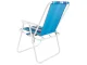 Folding Tourist and Beach Chair with Armrests