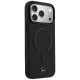 Mercedes Leather 3D MagSafe Case for iPhone 17 Pro Max, Black