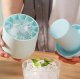 Силиконовая форма для льда с крышкой DA221, синяя