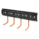 Maclean MC-193 Steel Wall Organizer for Garden Tools, 40 cm