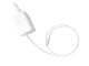 65W USB C Fast Wall Charger with Built-in Cable Power Delivery for Laptops, White