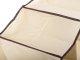 Hanging Closet Organizer with 3 Shelves, 60cm, Beige