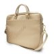Guess Saffiano Script 16\\\" Laptop Bag - Gold