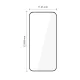 Tech-Protect Glass Fit+ Tempered Glass for Xiaomi 17T 2-Pack - Black