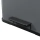 Hailo Öko trio Plus L 3-Compartment Pedal Recycling Bin 3x9L, Matte Dark Grey