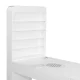 Manicure Table 310 with Cassette Dust Collector and Display, Left, White