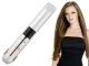 Wireless Ceramic Hair Straightener 2in1 with LCD and Power Bank Function, White