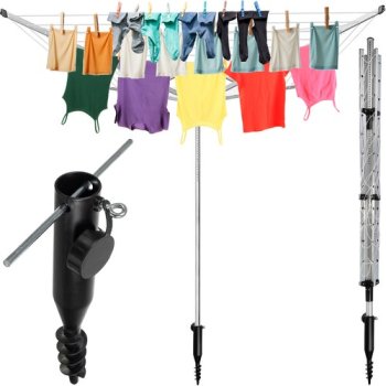 Garden Multifunctional Folding Laundry Clothe Drying Rack Dryer Garment Hanger Stand