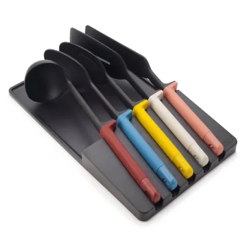 Joseph Joseph Elevate 5-Piece In-Drawer Utensil Set, Black