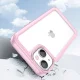 Outer Space Case iPhone 14 Plus Hard Cover with Gel Frame Pink