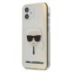 Apple iPhone 12 mini 5.4\" Karl Lagerfeld Iridescent Karl`s Head Case Cover (KLHCP12SPCKHML), Multicolor