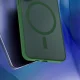 3mk Smoke MagCase for Samsung Galaxy S25, Green-Translucent