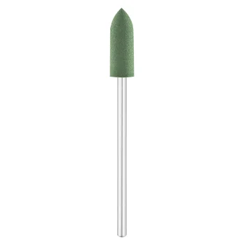Exo Fine Rubber Nail Drill Bit Polisher, Green (Ø 5.5 mm)