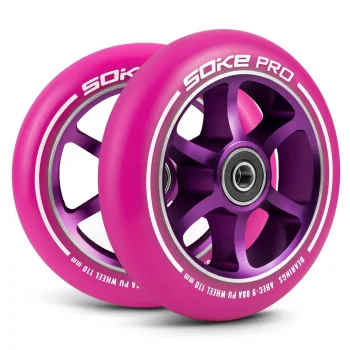 Soke Scooter Wheels 110 mm, 2 pcs, Pink