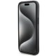 Чехол Guess Grip Stand 4G Saffiano Strass для iPhone 15 - черный