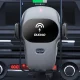 Dudao F20xs Automatic Car Holder with Qi 15W Wireless Charger, Gray