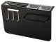 Wall-mounted knife holder and kitchen organizer, black