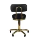Cosmetic Stool Gold AM-961 Black