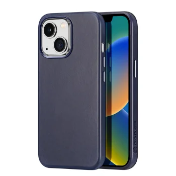 Dux Ducis Naples odinis dėklas iPhone 14 Plus su MagSafe, mėlynas