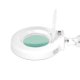 Activeshop S5 LED palielināmā lampa ar statīvu, balta