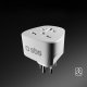 SBS Universal Travel Adapter for Switzerland (Type J), White