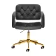 Velvet Swivel Beauty Chair 4Rico QS-OF213G, Grey