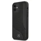 Mercedes Perforated Area odinis dėklas telefonui iPhone 12 mini, juodas