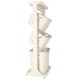 Floor Standing Three Deck Organizer Storage Baskets for Bathroom Kitchen on Wheels |