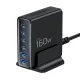 Tech-Protect DC160W-GAN 6-Port 160W Wall Charger - Black