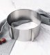 Round Stainless Steel Adjustable Cake Ring Baking Mold