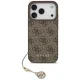 Guess iPhone 17 Pro Case 4G Charms Collection MagSafe, Brown