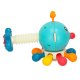 Bibi-inn Octopus Sensory Toy and Teether for Babies, Blue