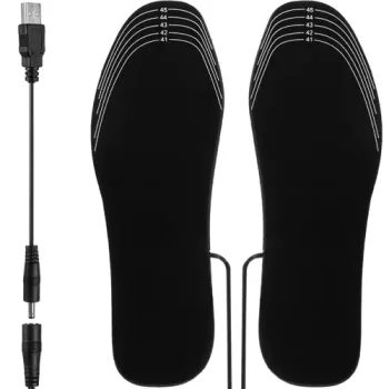 Heated Foot Warmer, Thermal Insoles for Shoes with USB, Size 41-46, 2 pcs.