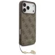Guess iPhone 17 Pro Max Case 4G Charms Collection MagSafe, Brown