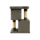 2-Level Cat Scratching Post with Bed and House, 67 cm