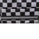 Kruzzel 30L Backpack with Shoe Bag, Checkered, Black