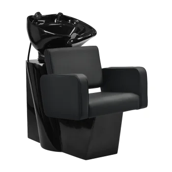Hairdressing Wash Unit Gabbiano Bilbao, Black