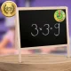 Bakalu Large Wooden Double-Sided Magnetic Chalkboard 4in1 with Accessories
