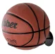 Wall Mounted Holder for Balls, Helmets and Caps DA346, Black