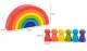 Wooden Rainbow Stacking Blocks with Peg Dolls Jhtoy-281